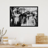 Miss America en Neptune 1922 Poster (Keuken)