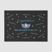 Miss America feliciteert Tissue Paper Tissuepapier (Voorkant)