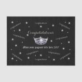 Miss America feliciteert Tissue Paper Tissuepapier (Voorkant)