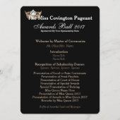 Miss America Gold Crown 2 Awards Ball Program Kaar Programmakaart (Voorkant)