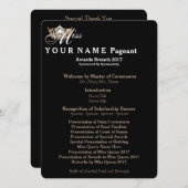 Miss America Gold Crown Awards Brunch Programma Ka Programmakaart (Voorkant / Achterkant)