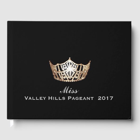 Miss America Gold Crown Pageant gastenboek (Voorkant)
