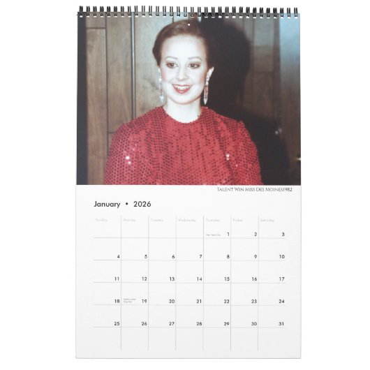 Miss America kroont uw persoonlijke kalender (Jan 2026)