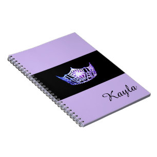 Miss America Lavender Crown Notitieboek - Aangepas