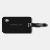 Miss America Multi Silver Crown Bagagelabel (Achterkant horizontaal)