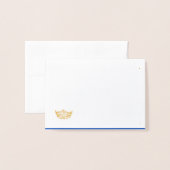 Miss America Name Place Card Gold Foiled Crown Folie Kaarten (Voorkant met envelop)