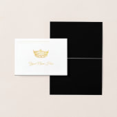 Miss America Name Place Card Gold Foiled Crown Folie Kaarten (Display)