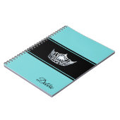 Miss America Notebook Pageant Silver Crown Notitieboek (Linkerzijde)