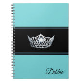 Miss America Notebook Pageant Silver Crown Notitieboek (Voorkant)