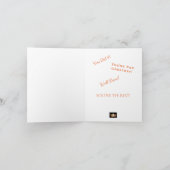 Miss America Oranje Crown Wenskaart-Congrats Kaart (Binnen)