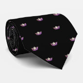 Miss America Orchid Crown & Black Mannen Stropdas (Opgerold)