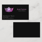 Miss America Personalized Pageant Visitekaartjes (Voorkant / Achterkant)
