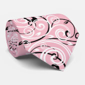 Miss America Pink Crown Mannen Flourish Stropdas (Opgerold)