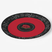 Miss America Red Rose 9-inch papieren Borden Papieren Bordje (Gekanteld)