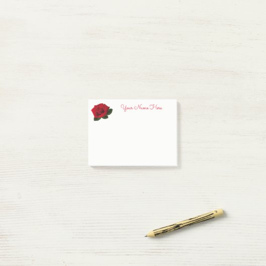 Miss America Red Rose Post-it-Notes Post-it® Notes (Op bureau)