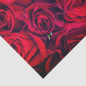 Miss America Red Roses Tissue Paper Tissuepapier (Detail)