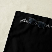 Miss America Rodeo Aangepaste Zilveren Kroon Stran Strandlaken (In situ)