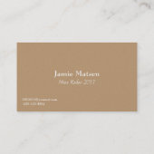 Miss America Rodeo Horse Visitekaartjes (Achterkant)