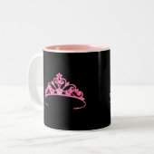 Miss America Rodeo stijl Roze Pageant Crown Mok (Voorkant links)