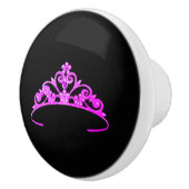 Miss America Rodeo USA Kroon Keramische Kast Knop (Rechts)