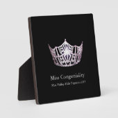 Miss America Silver Crown Awards Plaque Fotoplaat (Voorkant)