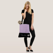 Miss America Silver Crown Canvas tas LRGE Lila (Op model)