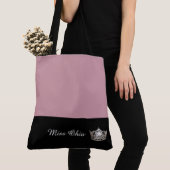 Miss America Silver Crown Canvas tas LRGE Mauve (Dichtbij)