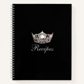 Miss America Silver Crown Custom Recipe Notitieboe Notitieboek (Voorkant)