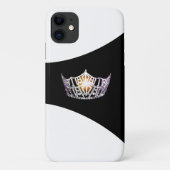 Miss America Silver Crown iPhone 11 Hoesje (Achterkant)