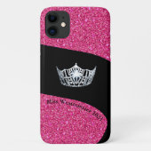 Miss America Silver Crown iPhone 11 Hoesje (Achterkant)