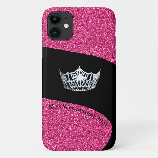 Miss America Silver Crown iPhone 11 Hoesje (Achterkant)