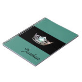 Miss America Silver Crown-laptop - Aangepaste naam Notitieboek (Linkerzijde)