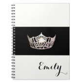 Miss America Silver Crown Notitieboek - Aangepaste (Voorkant)