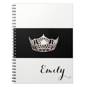 Miss America Silver Crown Notitieboek - Aangepaste