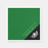 Miss America Silver Crown Paper Napkins Servet (Voorkant)