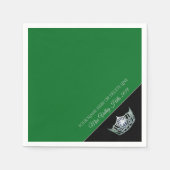 Miss America Silver Crown Paper Napkins Servet (Voorkant)