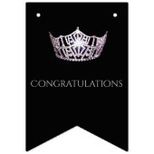 Miss America Silver Crown Party Bunting Banner (Eerste vlag)