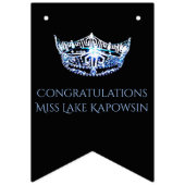 Miss America Silver Crown Party Bunting Banner (Derde vlag)
