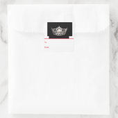 Miss America Silver Crown Peel & Stick Gift Labels (Tas)
