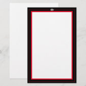 Miss America Silver Crown Stationery Paper Briefpapier (Voorkant / Achterkant)