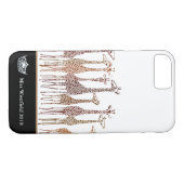 Miss America Silver Crown Telefoonhoesjes-Giraffes Case-Mate iPhone Case (Achterkant (Horizontaal))
