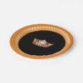 Miss America Sinaasappel 7" Papieren Borden Papieren Bordje (Gekanteld)