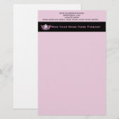 Miss America stijl aangepaste briefhoofd Briefpapier (Voorkant / Achterkant)