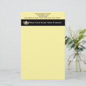 Miss America stijl aangepaste briefhoofd Briefpapier (Staand voorkant)