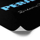 Miss America-stijl Believe Strive Crown Poster (Hoek)