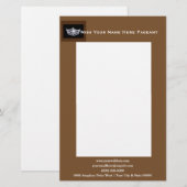 Miss America stijl Bold Boxes Letterhead Briefpapier (Voorkant / Achterkant)