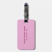 Miss America stijl Crown Bagagelabel (Achterkant verticaal)