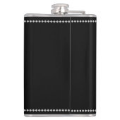 Miss America stijl Crown Flask Custom Naam Heupfles (Achterkant)
