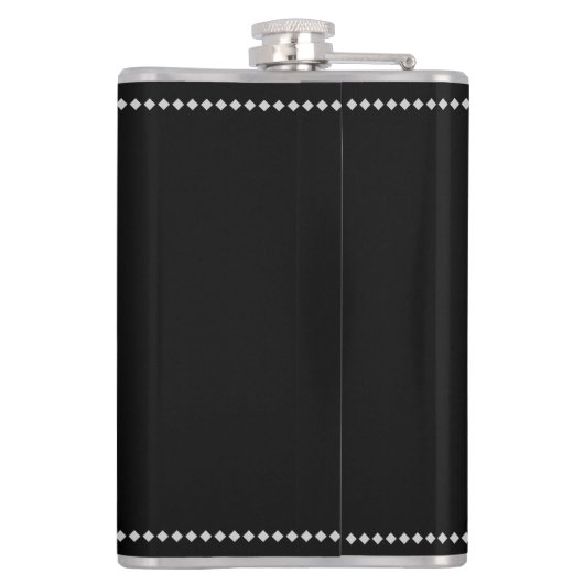 Miss America stijl Crown Flask Custom Naam Heupfles (Achterkant)