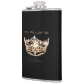 Miss America stijl Crown Flask Custom Naam Heupfles (Links)